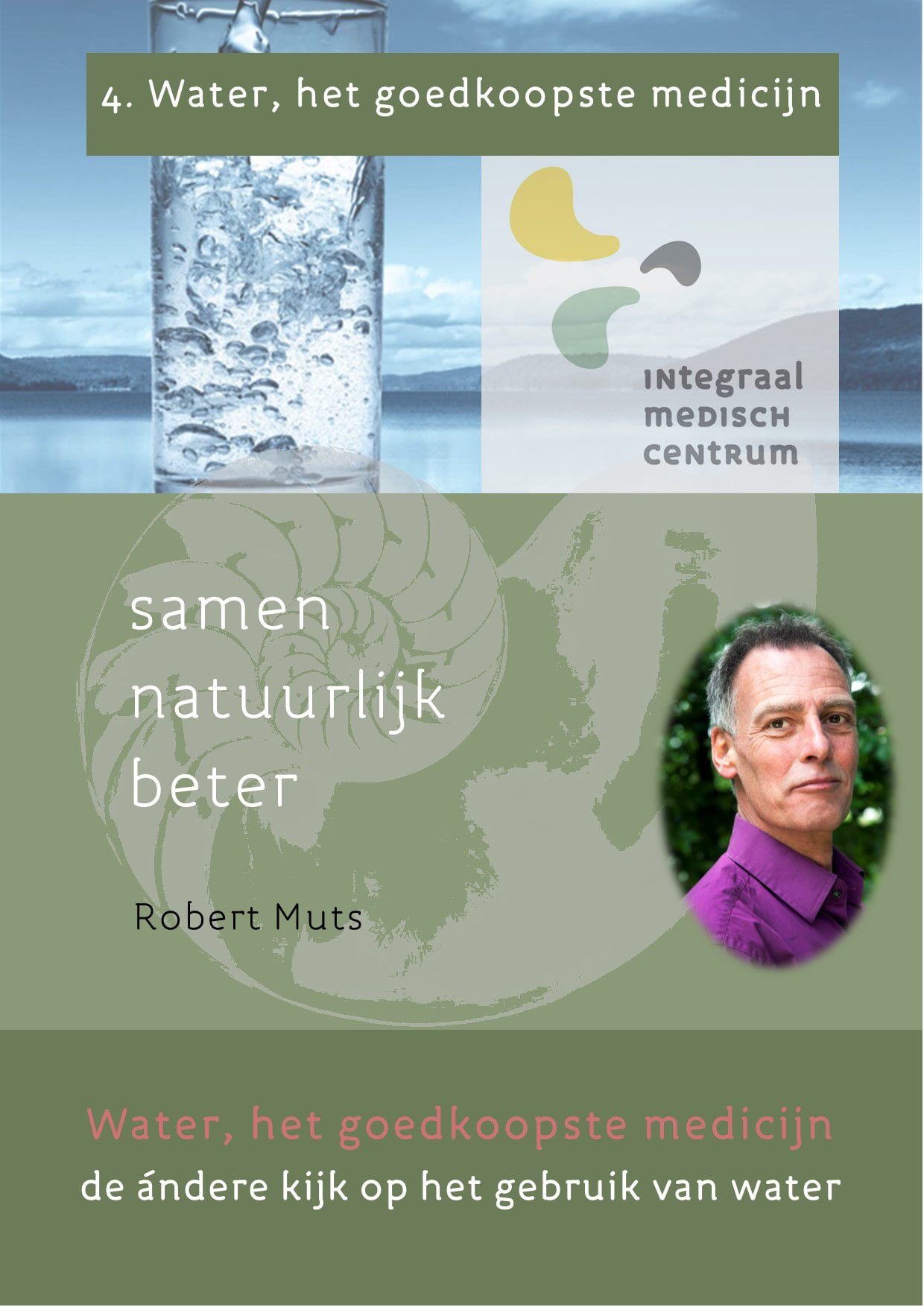 Cover van het Integraal-Boekje Water, het goedkoopste medicijn