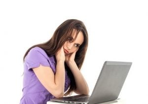 vermoeidheid achter de computer