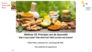 webinar-20 over Ayurveda