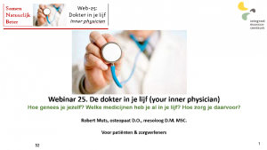 webinar-27 over de medicijnen in je lijf