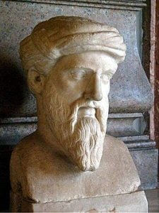 Pythagoras: de dood is slechts een verandering van woning. 